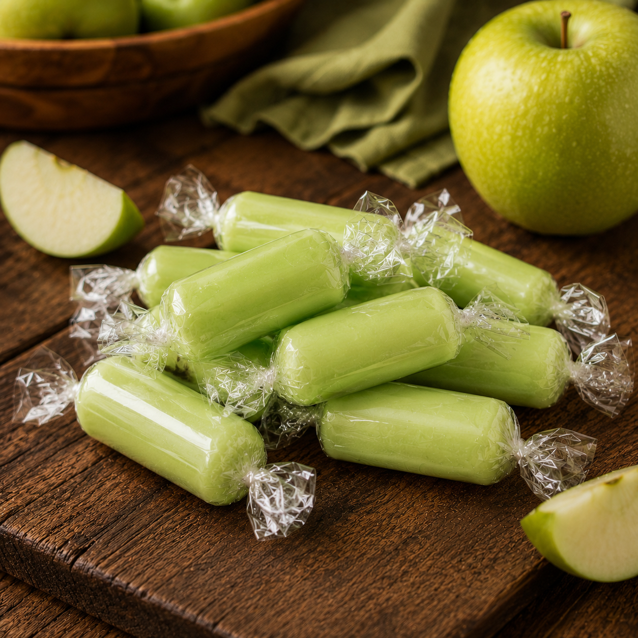 100mg CBD/CBG Saltwater Taffy Green Apple